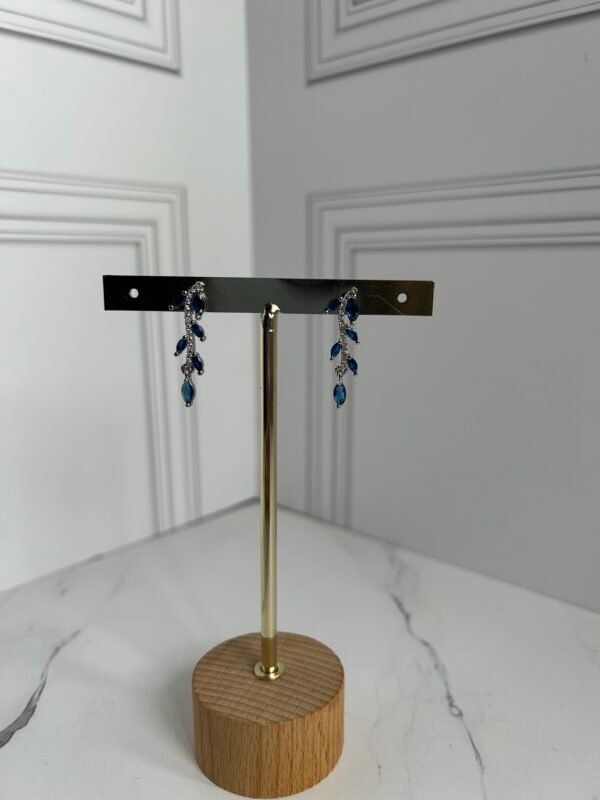 Boucle tulipe bleu