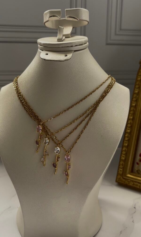 collier tulipe